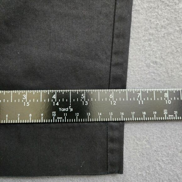 J. Crew Outlet Women 2 Black Tapered Leg Low Rise Chino Pants - Picture 7 of 9